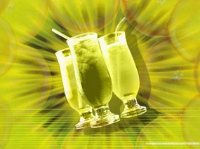  健康果汁合成图片 Photo Manilulation of Drinks 健康主题壁纸-健康饮料 月历壁纸
