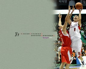  1月月历 篮球桌面壁纸 YAHOO韩国一月月历壁纸 月历壁纸